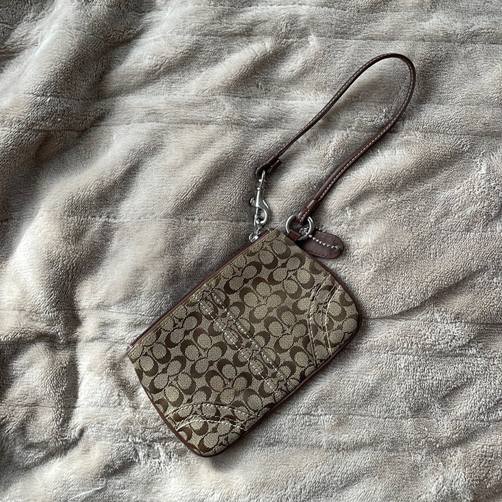 Coach wristlet.